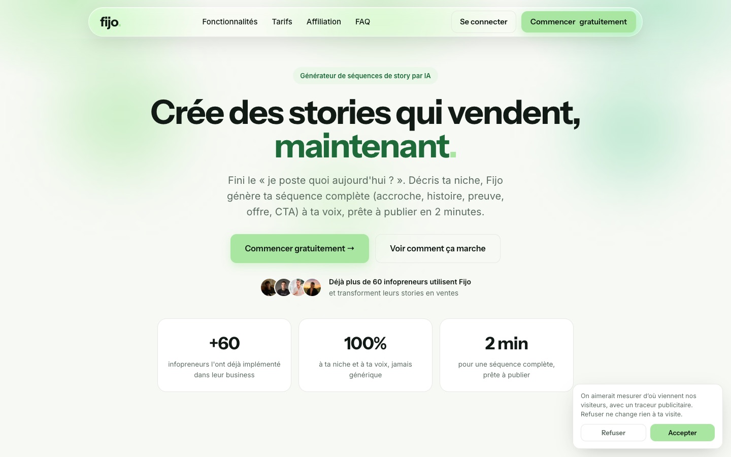 Le site de Fijo Studio
